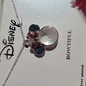 Disney Bowtiful Fine Silver-plated Necklace